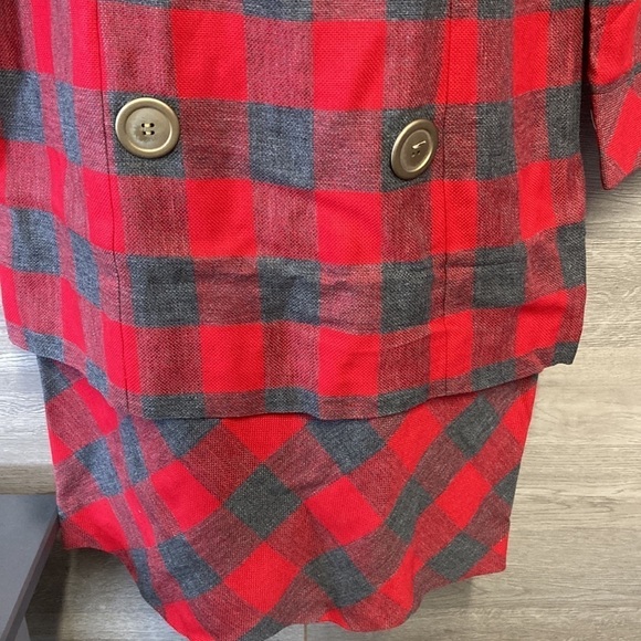 Santa Fe grey and red dress size 4 - Picture 3 of 9